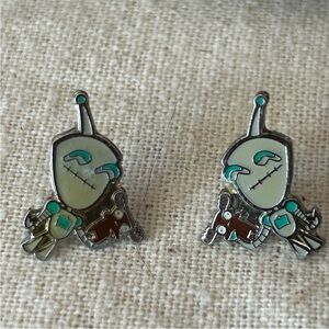 Invader Zim Gir Earrings
